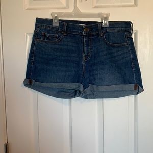 denim shorts